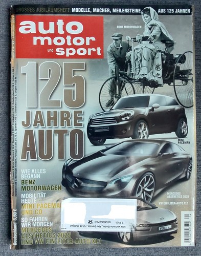 Jubiläumsausgabe auto motor - jubiläumsausgabe, "auto