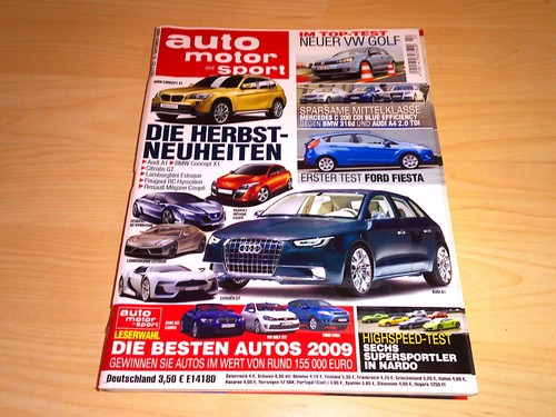 Zeitschrift zeitung auto - -,