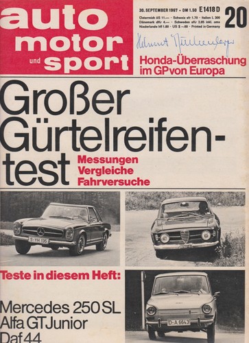 Auto motor sport heft - auto,
