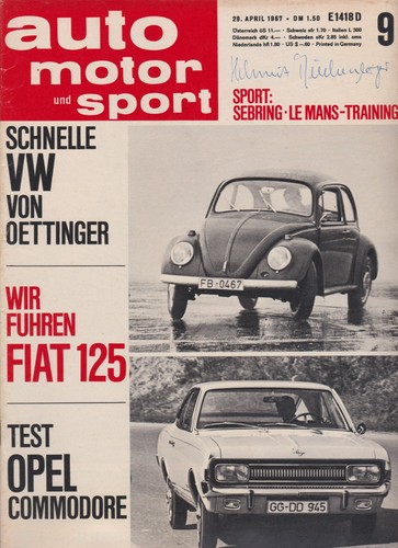 Auto motor sport heft april - 9,