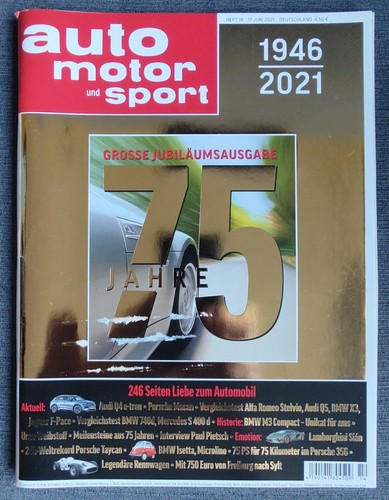 Jubiläumsausgabe auto motor - jubiläumsausgabe,