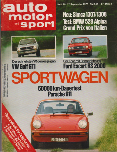 Auto motor sport heft - motor, 20