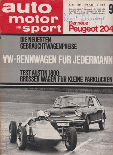 Auto motor sport heft - motor, 9