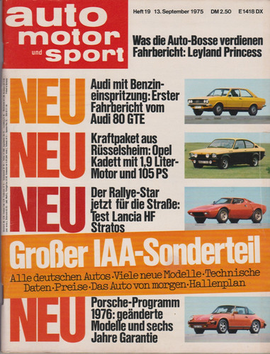 Auto motor sport heft - heft, 19