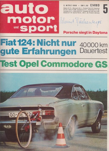 Auto motor sport heft - auto,
