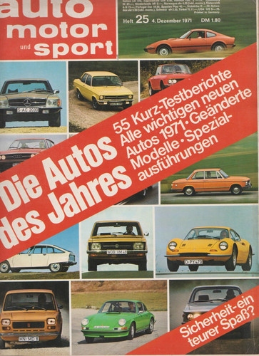 Auto motor sport heft - auto,