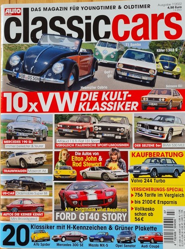 Classic cars 2022 - classic, 07/2022