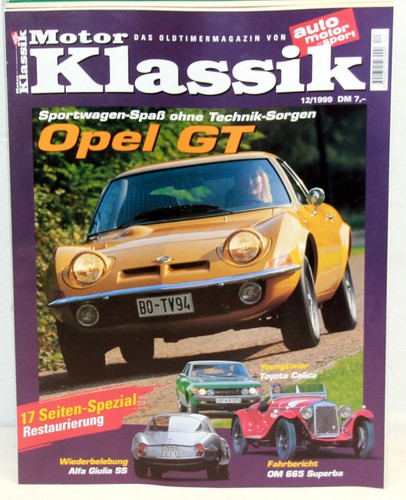 Motor klassik 1999 das - klassik, 12/1999