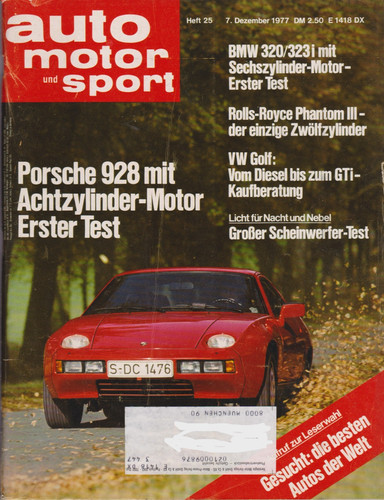 Auto motor sport heft - motor,